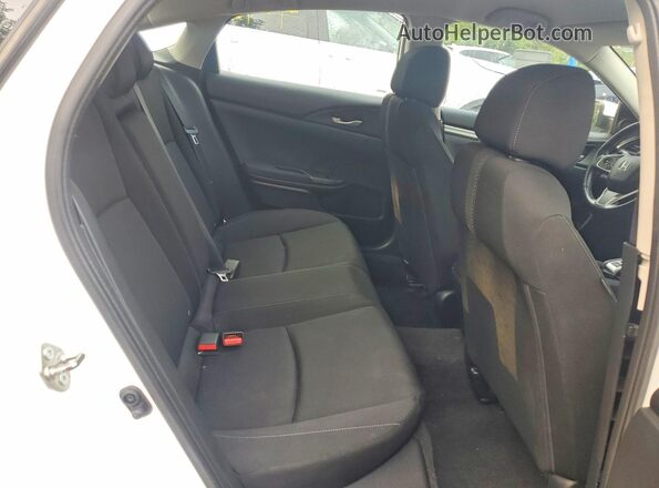 2HGFC2F61JH029515 2018 HONDA CIVIC White Հետևի նստատեղերի տեսք