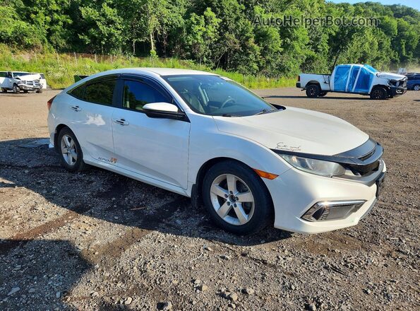 2HGFC2F61JH533307 2020 HONDA CIVIC White Delantero derecho