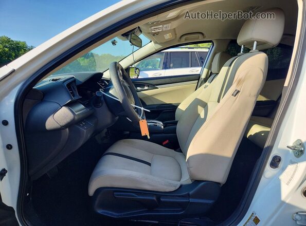 2HGFC2F61JH533307 2020 HONDA CIVIC White Vista interior delantera