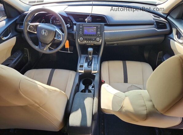 2HGFC2F61JH533307 2020 HONDA CIVIC White Vista del salpicadero