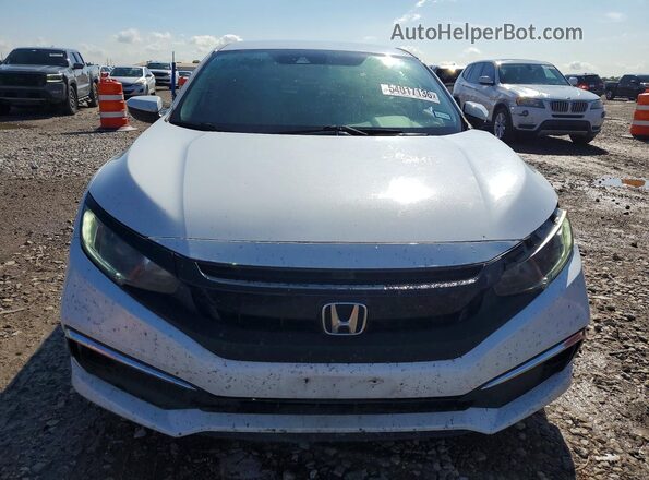 2HGFC2F61KH533015 2019 HONDA CIVIC Белый Вид спереди