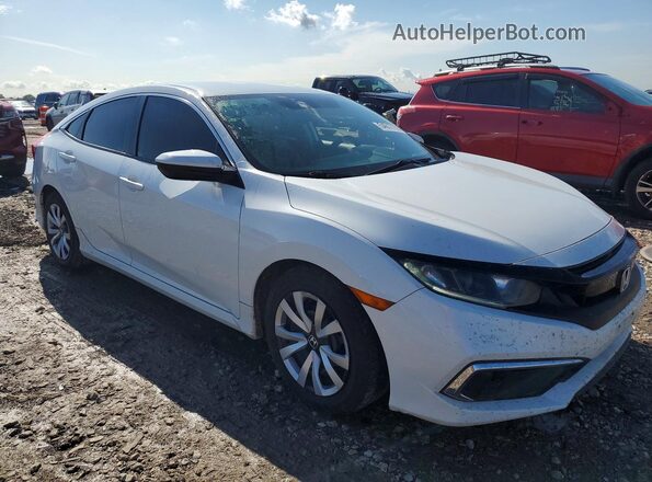 2HGFC2F61KH533015 2019 HONDA CIVIC Белый Передняя правая четверть