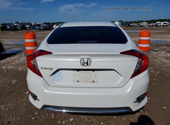 2HGFC2F61KH533015 2019 HONDA CIVIC Белый Вид сзади