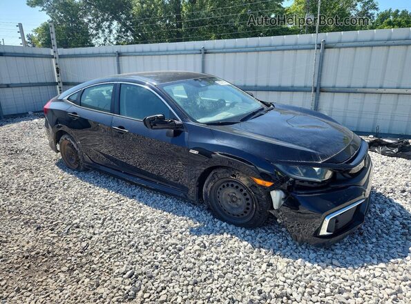 2HGFC2F61KH552910 2019 HONDA CIVIC Black Przód prawy