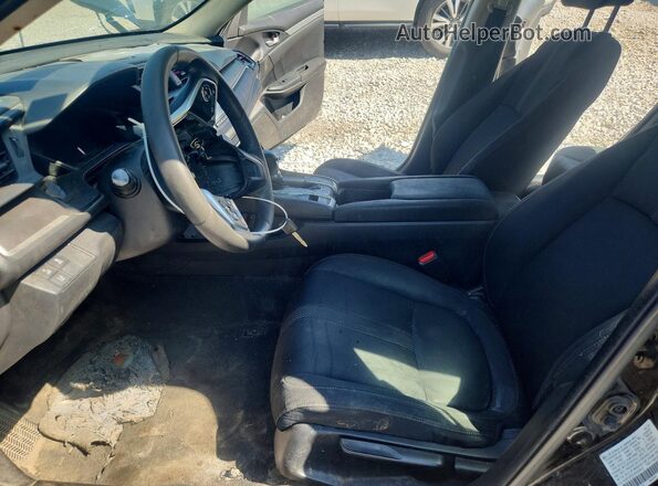 2HGFC2F61KH552910 2019 HONDA CIVIC Black Widok wnętrza z przodu