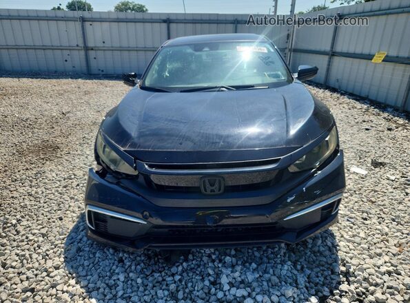 2HGFC2F61KH552910 2019 HONDA CIVIC Black Widok z przodu