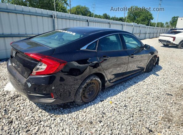 2HGFC2F61KH552910 2019 HONDA CIVIC Black Tył prawy