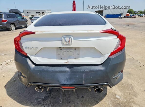 2HGFC2F61KH575734 2019 HONDA CIVIC White Հետևի տեսք