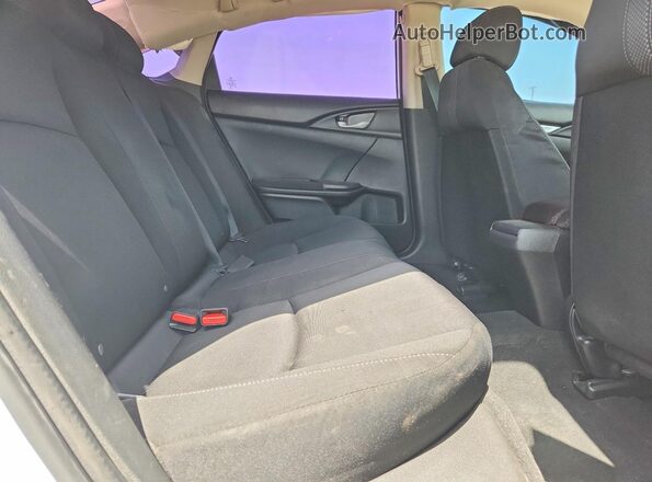 2HGFC2F61KH575734 2019 HONDA CIVIC White Հետևի նստատեղերի տեսք