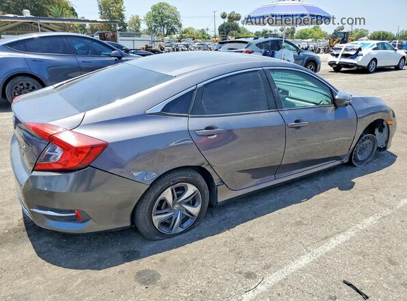 2HGFC2F61KH579024 2019 HONDA CIVIC Gray Задня права чверть