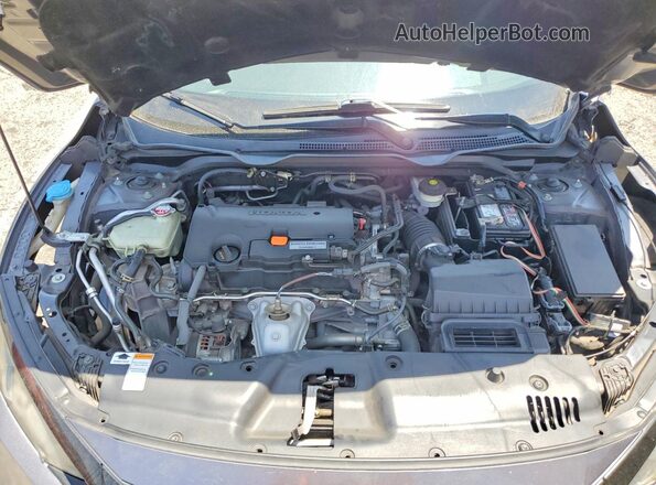 2HGFC2F61KH579024 2019 HONDA CIVIC Gray Вид задньої частини салону