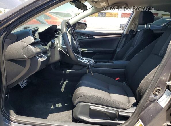 2HGFC2F61KH579024 2019 HONDA CIVIC Gray Вид салону спереду