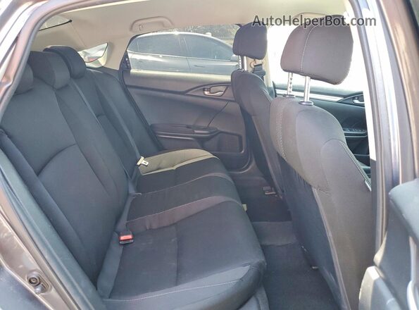 2HGFC2F61KH579024 2019 HONDA CIVIC Gray Вид задніх сидінь