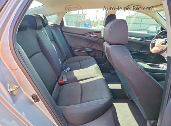 2HGFC2F61KH592971 2019 HONDA CIVIC Silver Rear seats view