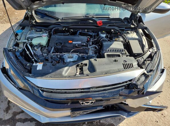 2HGFC2F61KH592971 2019 HONDA CIVIC Silver Rear interior view