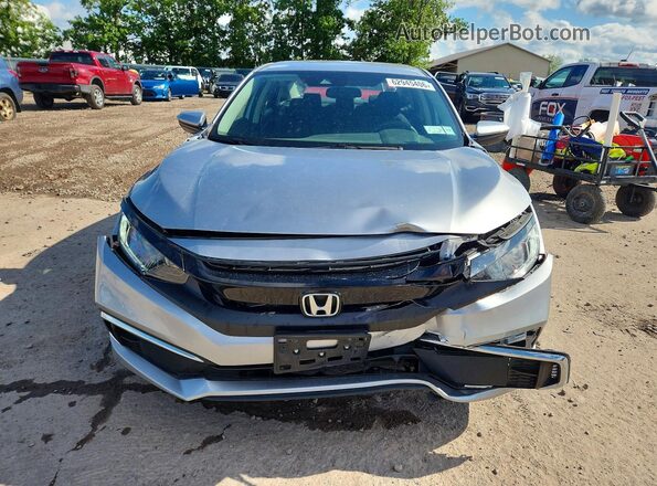 2HGFC2F61KH592971 2019 HONDA CIVIC Silver Front view