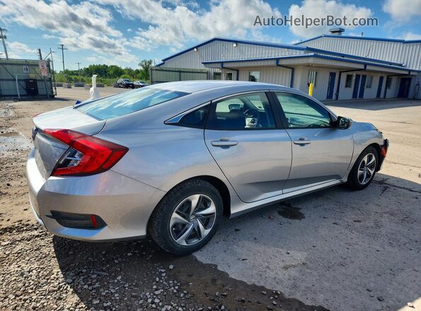 2HGFC2F61KH592971 2019 HONDA CIVIC Silver Rear right