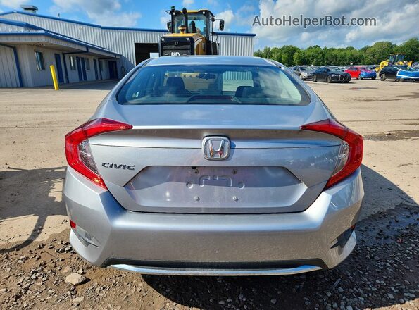 2HGFC2F61KH592971 2019 HONDA CIVIC Silver Rear view