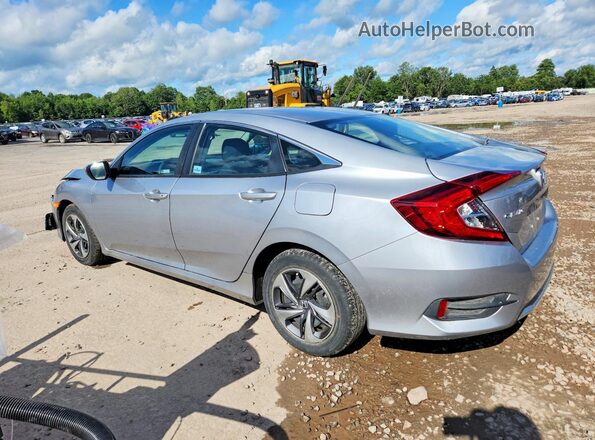2HGFC2F61KH592971 2019 HONDA CIVIC Silver Rear left