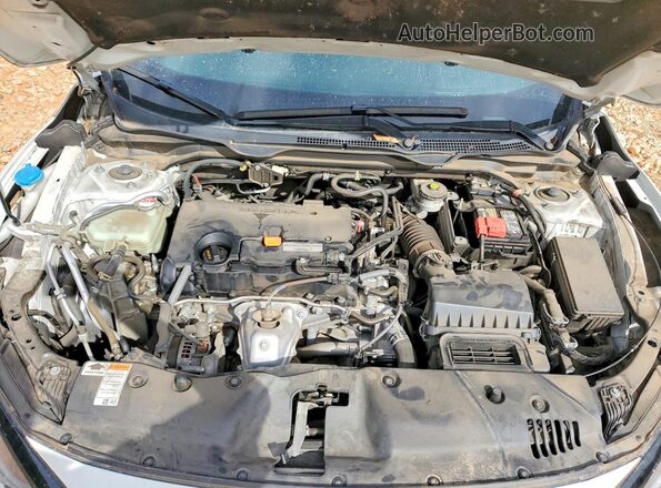 2HGFC2F61LH504230 2020 HONDA CIVIC Белый Вид задней части салона
