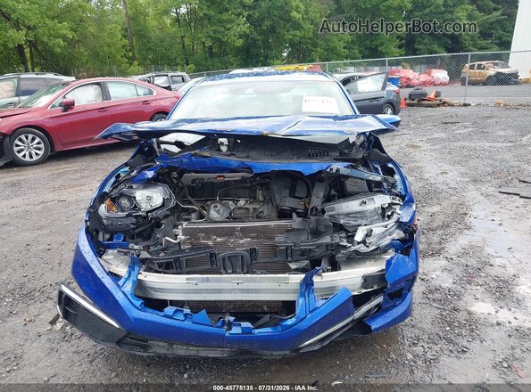 2HGFC2F61LH512411 2020 HONDA CIVIC Blue Widok zestawu wskaźników