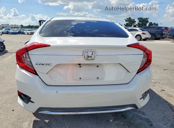 2HGFC2F61LH523456 2020 HONDA CIVIC White Вид ззаду