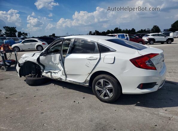 2HGFC2F61LH523456 2020 HONDA CIVIC White Задня ліва чверть