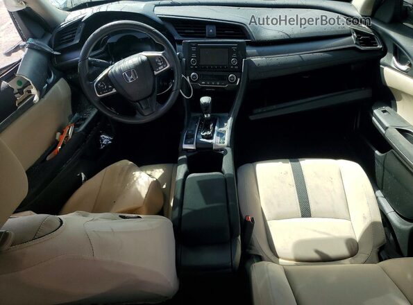 2HGFC2F61LH523456 2020 HONDA CIVIC White Вид панелі приладів