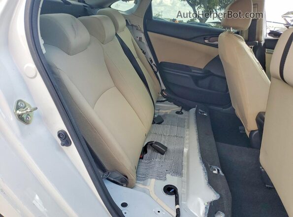 2HGFC2F61LH523456 2020 HONDA CIVIC White Вид задніх сидінь