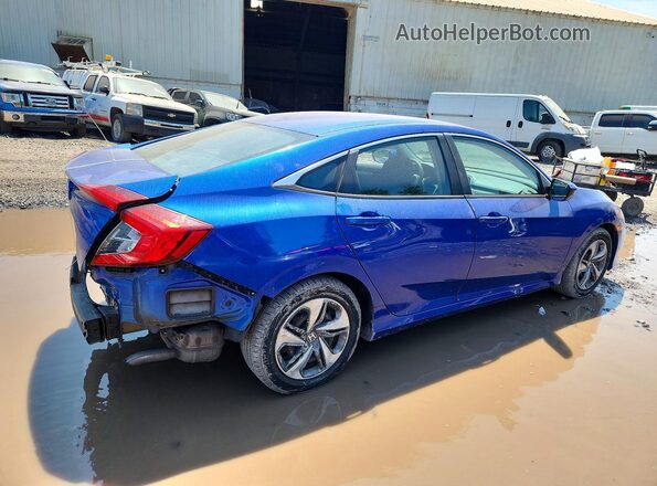 2HGFC2F61LH527880 2020 HONDA CIVIC Blue Հետևի աջ
