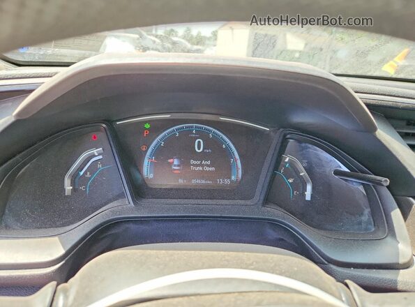 2HGFC2F61LH527880 2020 HONDA CIVIC Blue Սարքավորումների վահանակի տեսք