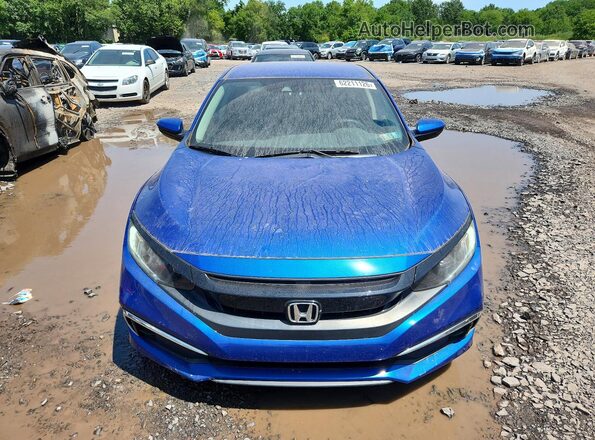 2HGFC2F61LH527880 2020 HONDA CIVIC Blue Դիմացի տեսք