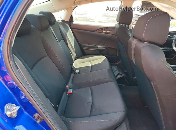 2HGFC2F61LH527880 2020 HONDA CIVIC Blue Հետևի նստատեղերի տեսք