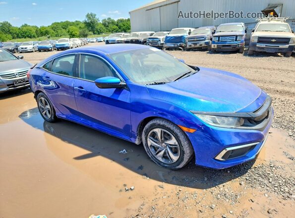 2HGFC2F61LH527880 2020 HONDA CIVIC Blue Առջևի աջ