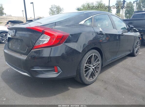 2HGFC2F61LH534022 2020 HONDA CIVIC Black Rear right