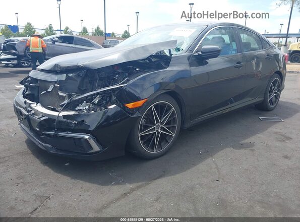 2HGFC2F61LH534022 2020 HONDA CIVIC Black Front left