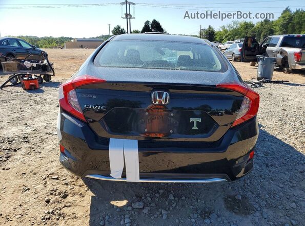 2HGFC2F61LH542573 2020 HONDA CIVIC Black Հետևի տեսք