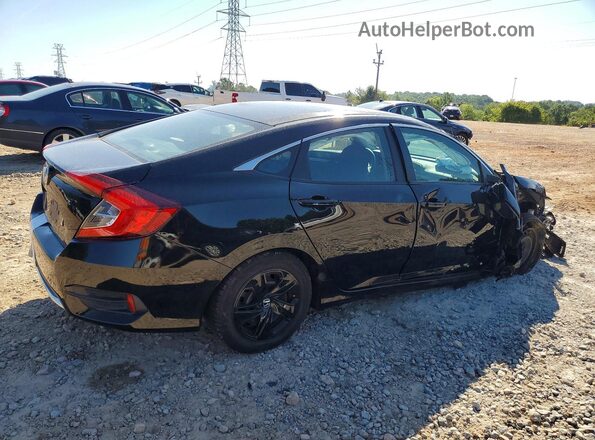 2HGFC2F61LH542573 2020 HONDA CIVIC Black Հետևի աջ