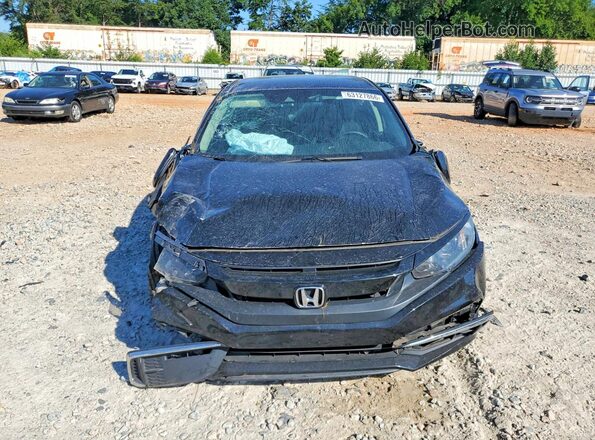 2HGFC2F61LH542573 2020 HONDA CIVIC Black Դիմացի տեսք