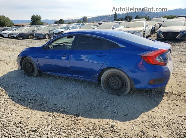 2HGFC2F61LH558935 2020 HONDA CIVIC Blue უკანა მარცხენა