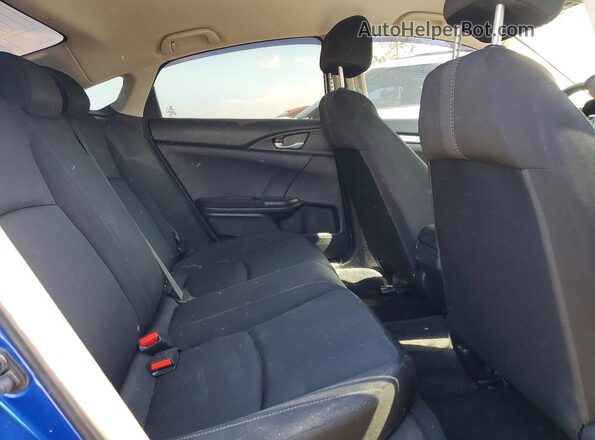 2HGFC2F61LH558935 2020 HONDA CIVIC Blue უკანა სავარძლების ხედი