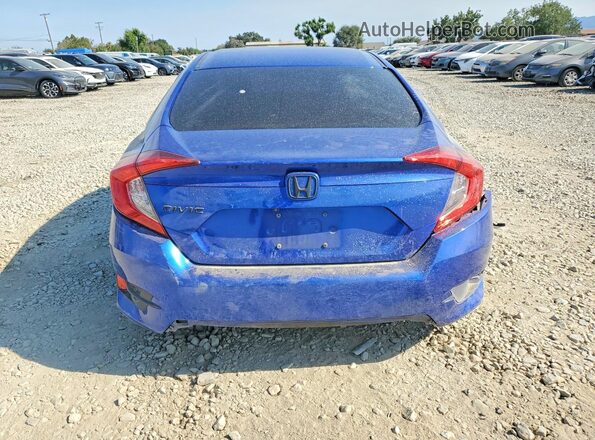 2HGFC2F61LH558935 2020 HONDA CIVIC Blue უკანა ხედი