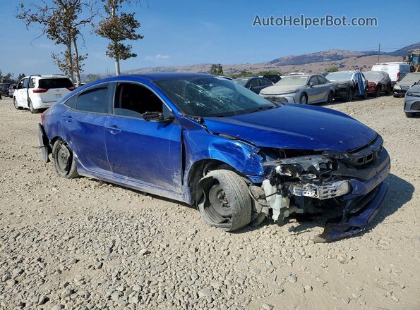 2HGFC2F61LH558935 2020 HONDA CIVIC Blue წინა მარჯვენა