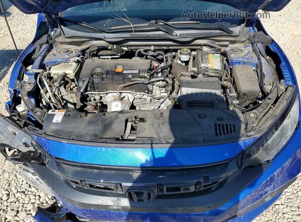 2HGFC2F61LH558935 2020 HONDA CIVIC Blue უკანა სალონის ხედი