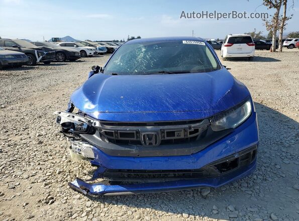 2HGFC2F61LH558935 2020 HONDA CIVIC Blue წინა ხედი