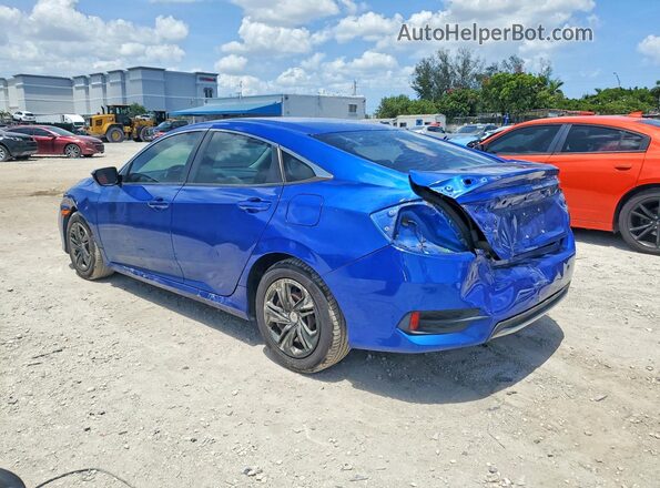 2HGFC2F61LH565979 2020 HONDA CIVIC Синий Задняя левая четверть