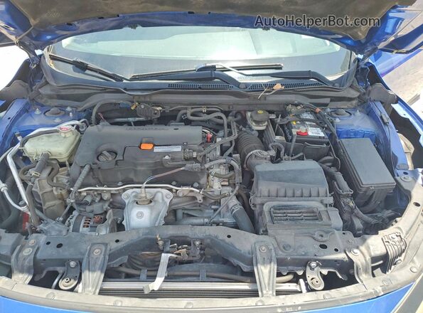 2HGFC2F61LH565979 2020 HONDA CIVIC Синий Вид задней части салона