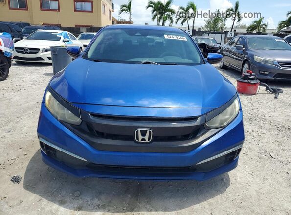 2HGFC2F61LH565979 2020 HONDA CIVIC Синий Вид спереди