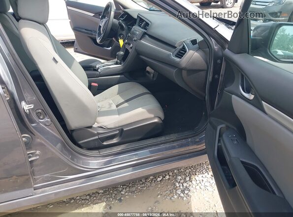 2HGFC2F61MH500549 2021 HONDA CIVIC Gray Widok wnętrza z przodu