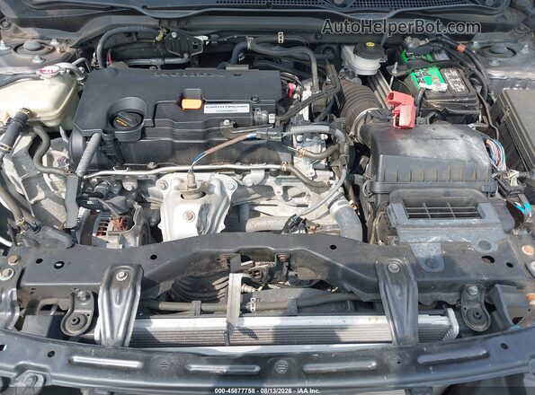 2HGFC2F61MH500549 2021 HONDA CIVIC Gray Widok z tyłu